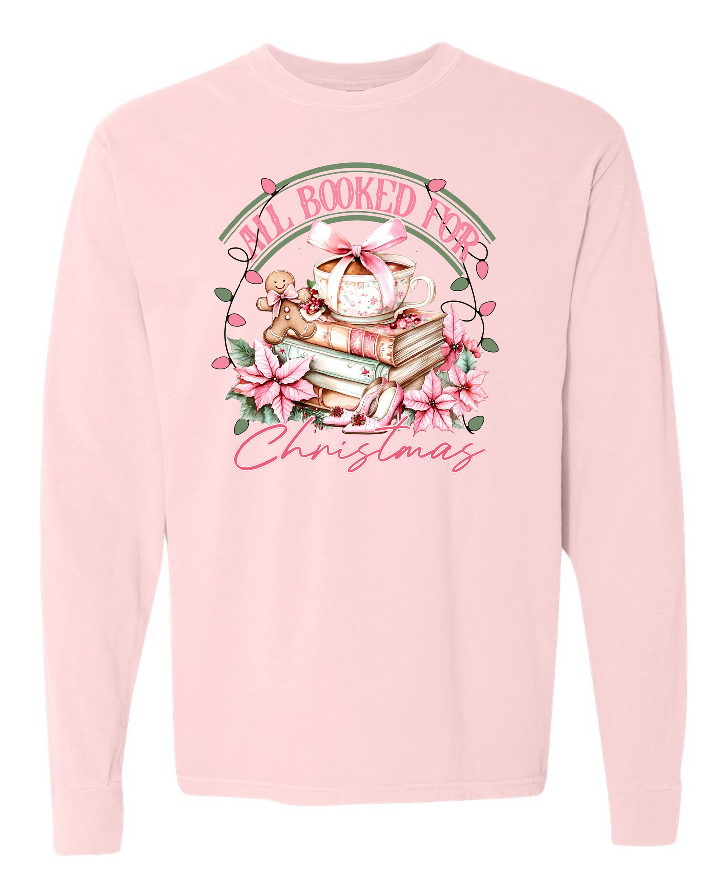 All Booked for Christmas Long Sleeve