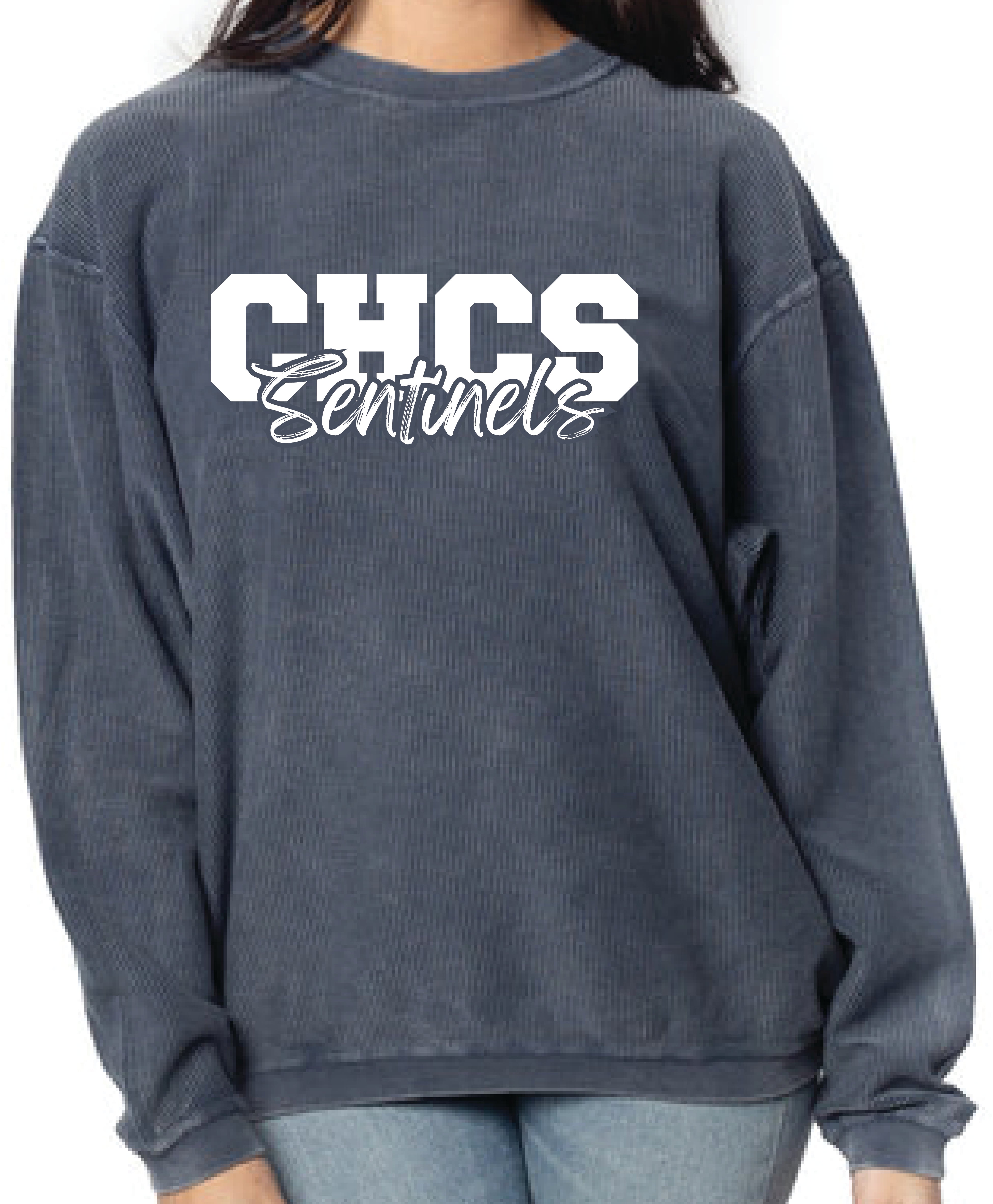 CHCS Sentinels Ladies Corded Sweatshirt – Backstage Tees