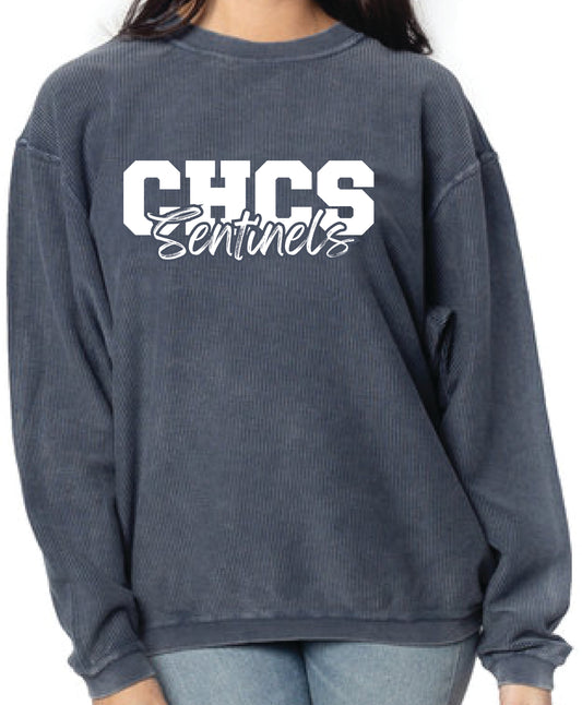 CHCS Sentinels Ladies Corded Sweatshirt