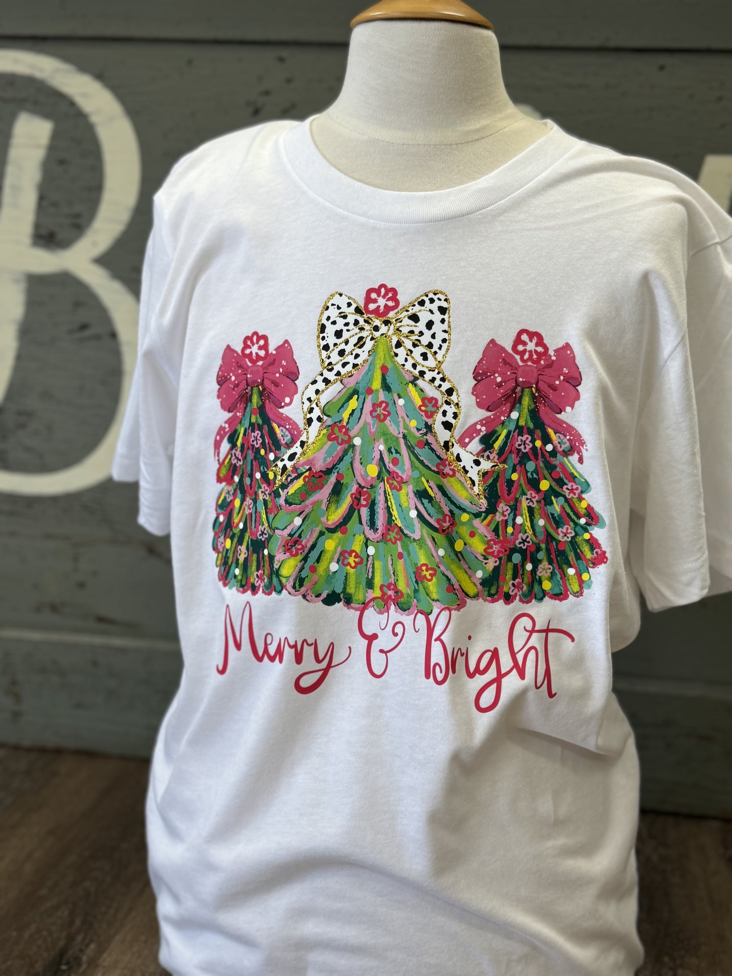 Merry & Bright Christmas Shirt