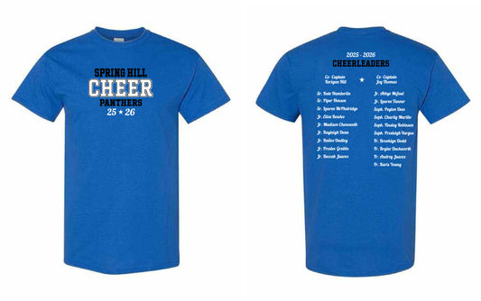 2025 SPRING HILL CHEER SHIRTS