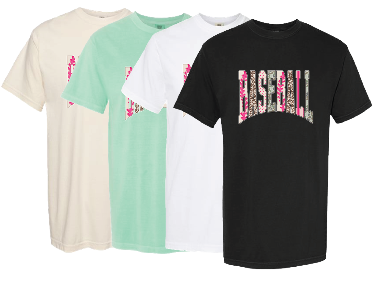 BASEBALL comfort colors tee