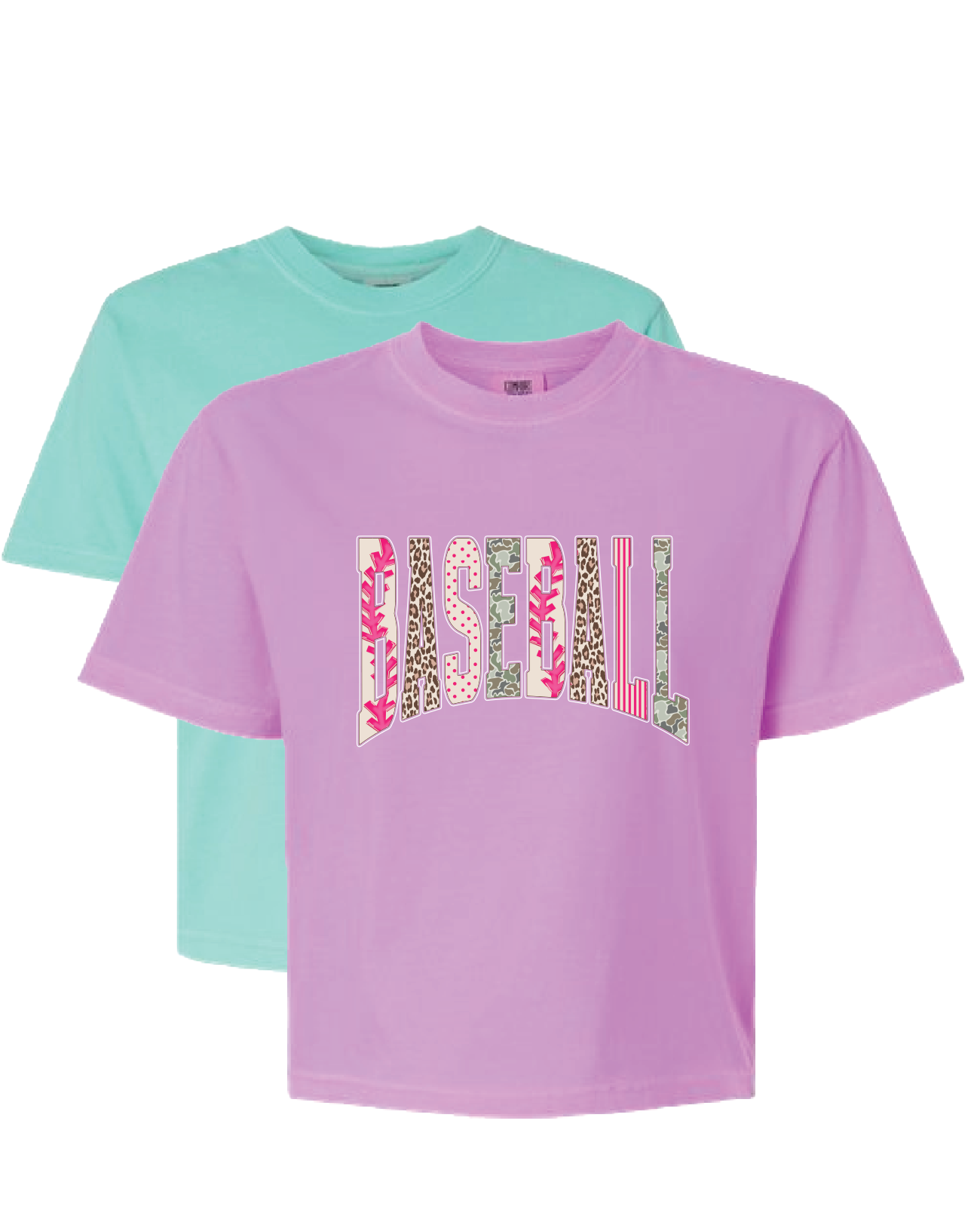 BASEBALL LADIES BOXY TSHIRT