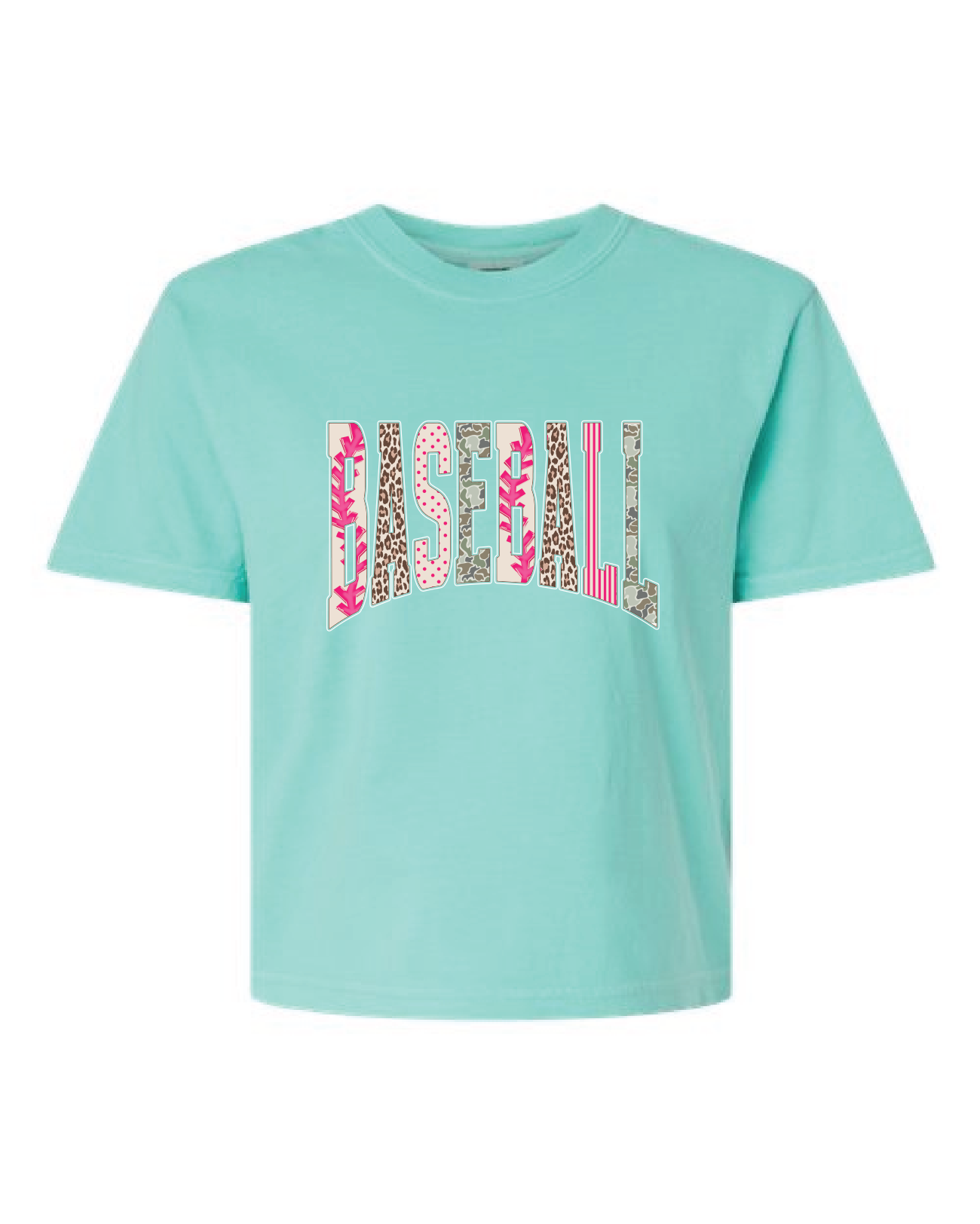 BASEBALL LADIES BOXY TSHIRT