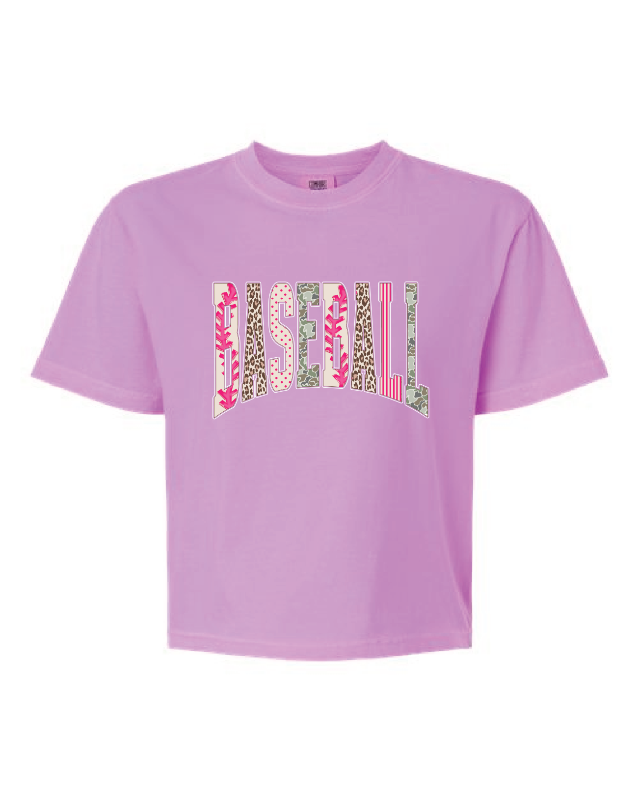 BASEBALL LADIES BOXY TSHIRT